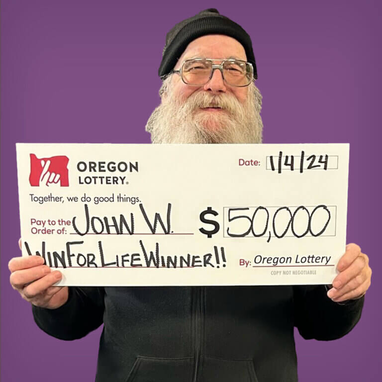 Win for Life winner John W.