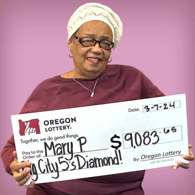 Video Lottery winner Mary P.