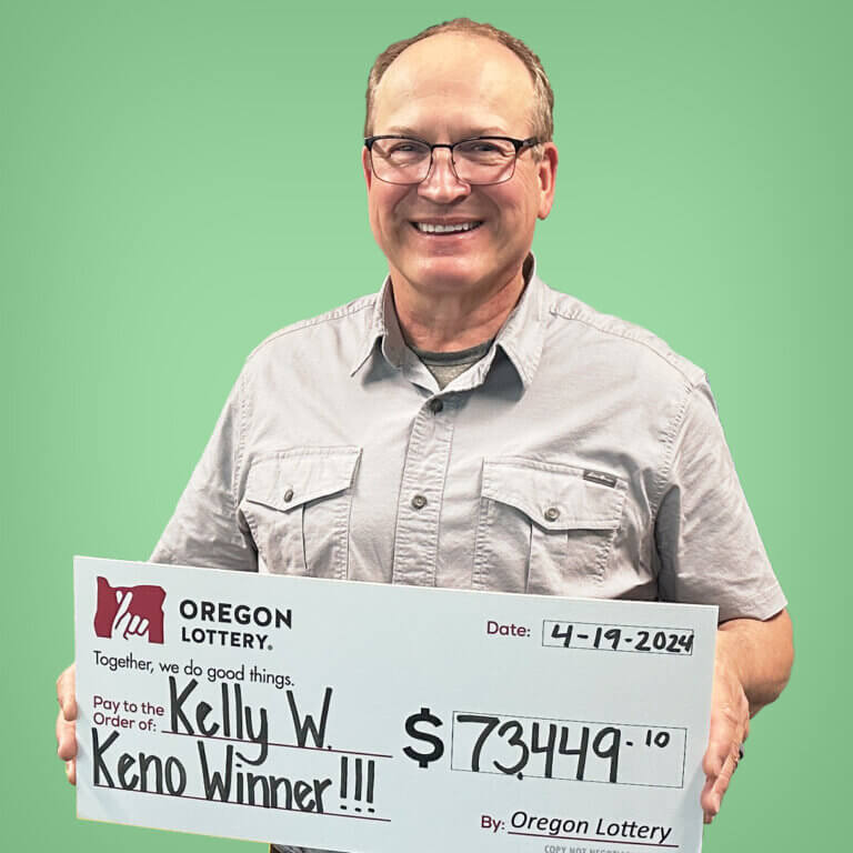 Kelly W Keno Winner