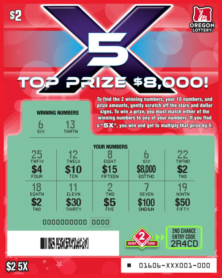 5X - Lottery Scratch-its | Oregon Lottery