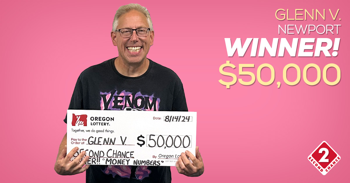 Glenn V. — Second Chance Winner | Oregon Lottery