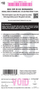 $50 or $100 Bonanza Back