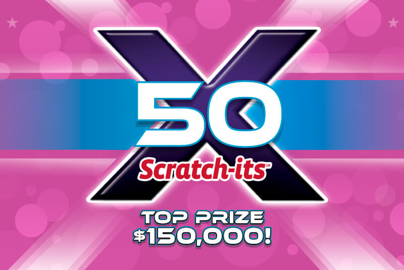 50X Oregon scratch-off ticket