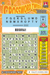 Crossword Twist - scratched