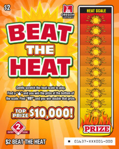 Beat The Heat ticket front view