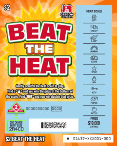Beat The Heat ticket uncovered view
