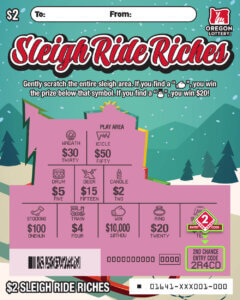 Sleigh Ride Riches scratched