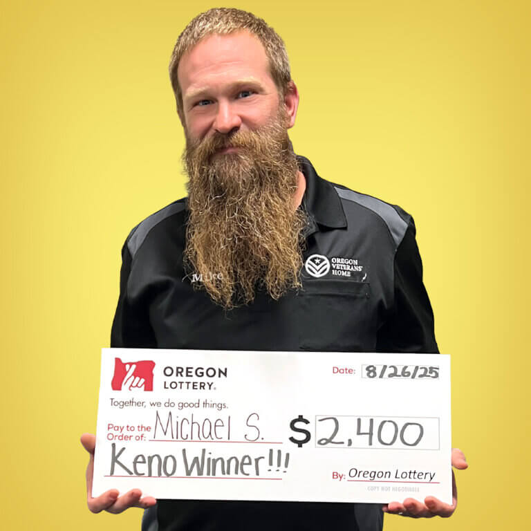 Keno winner Michael S.