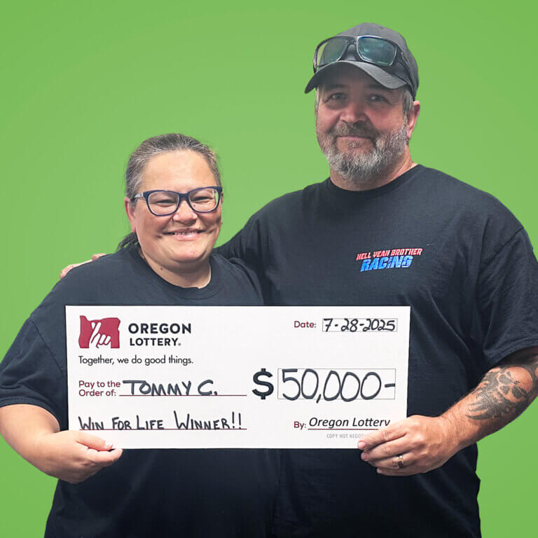 Win for Life winner Tommy C.