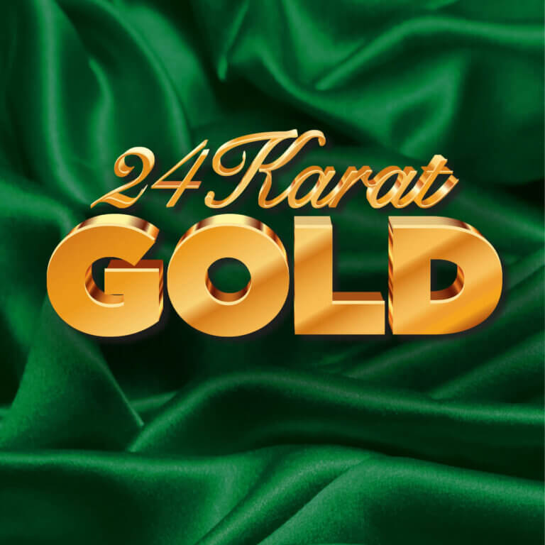 24 Karat Gold tile