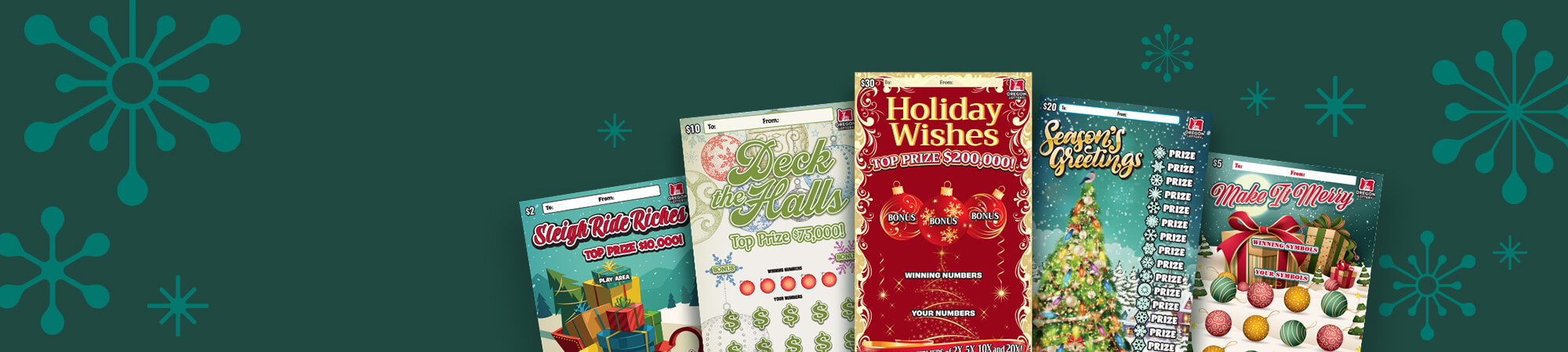 Holiday Scratch-its 2025 - Oregon Lottery
