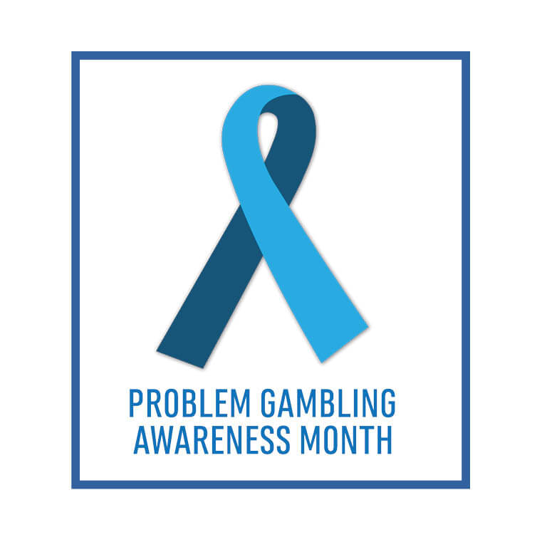 Problem Gambling Awareness Month logo