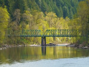 A view of the Sandy River near Troutdale