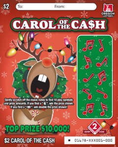 Carol of the Cash ticket front