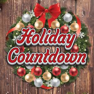 HOLIDAY COUNTDOWN scratch-off ticket
