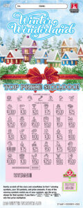 Winter Wonderland scratched ticket front