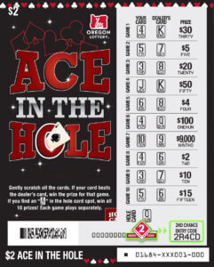 Ace in the Hole ticket uncovered