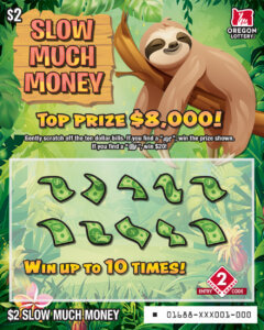 Slow Much Money ticket front