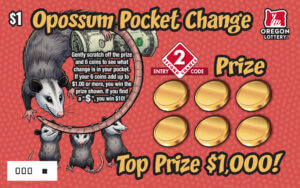 Opossum Pocket Change ticket front