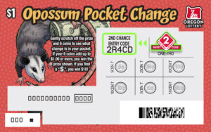 Opossum Pocket Change ticket uncovered