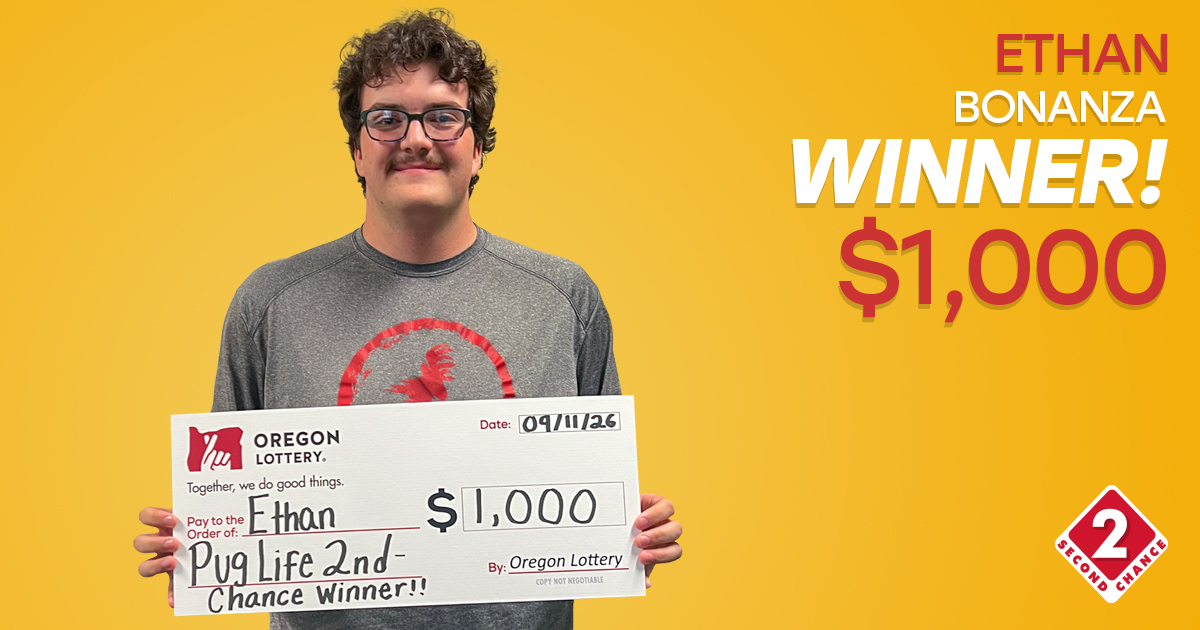 Ethan - Oregon Lottery Second Chance Winner